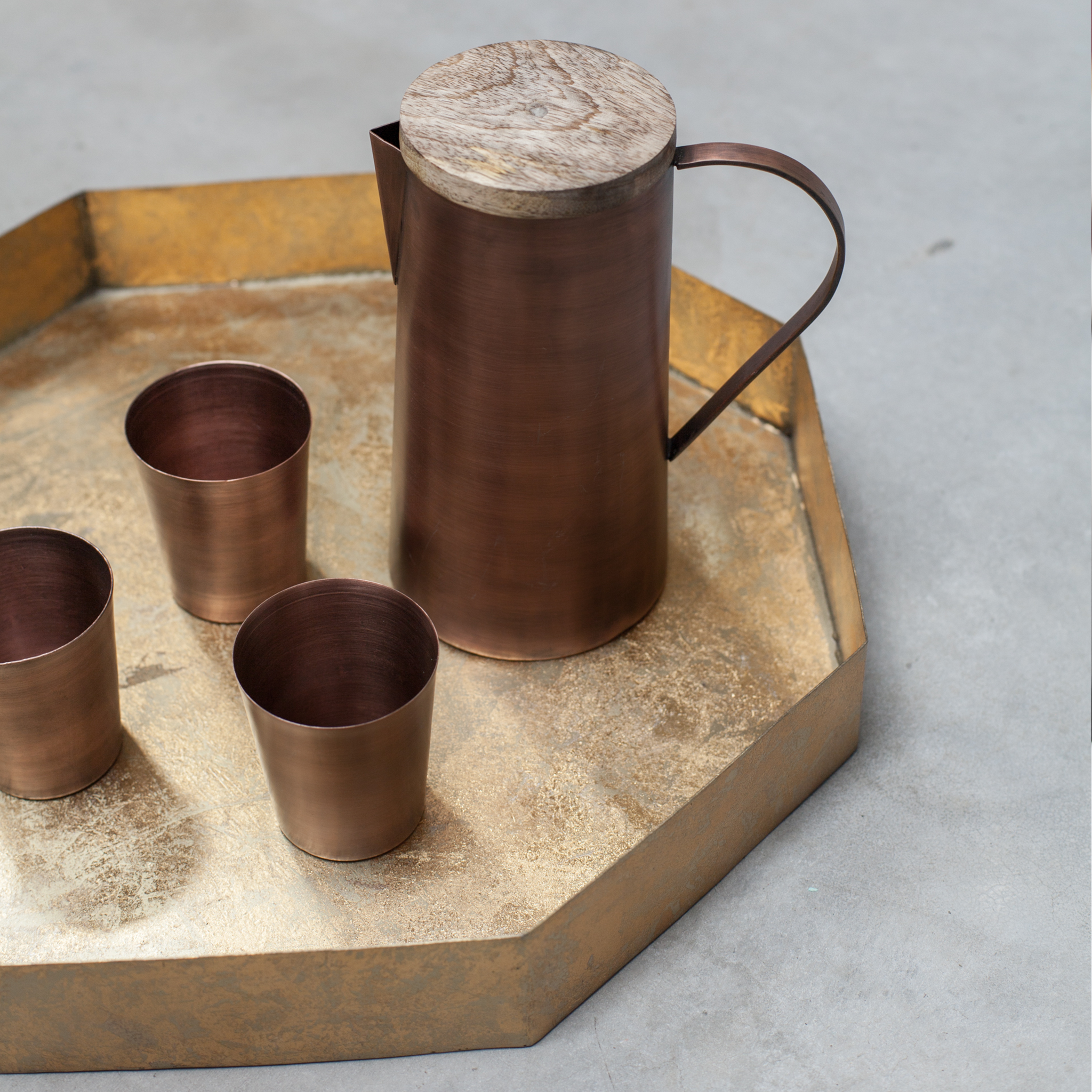 Mangalbeker (set van 4)