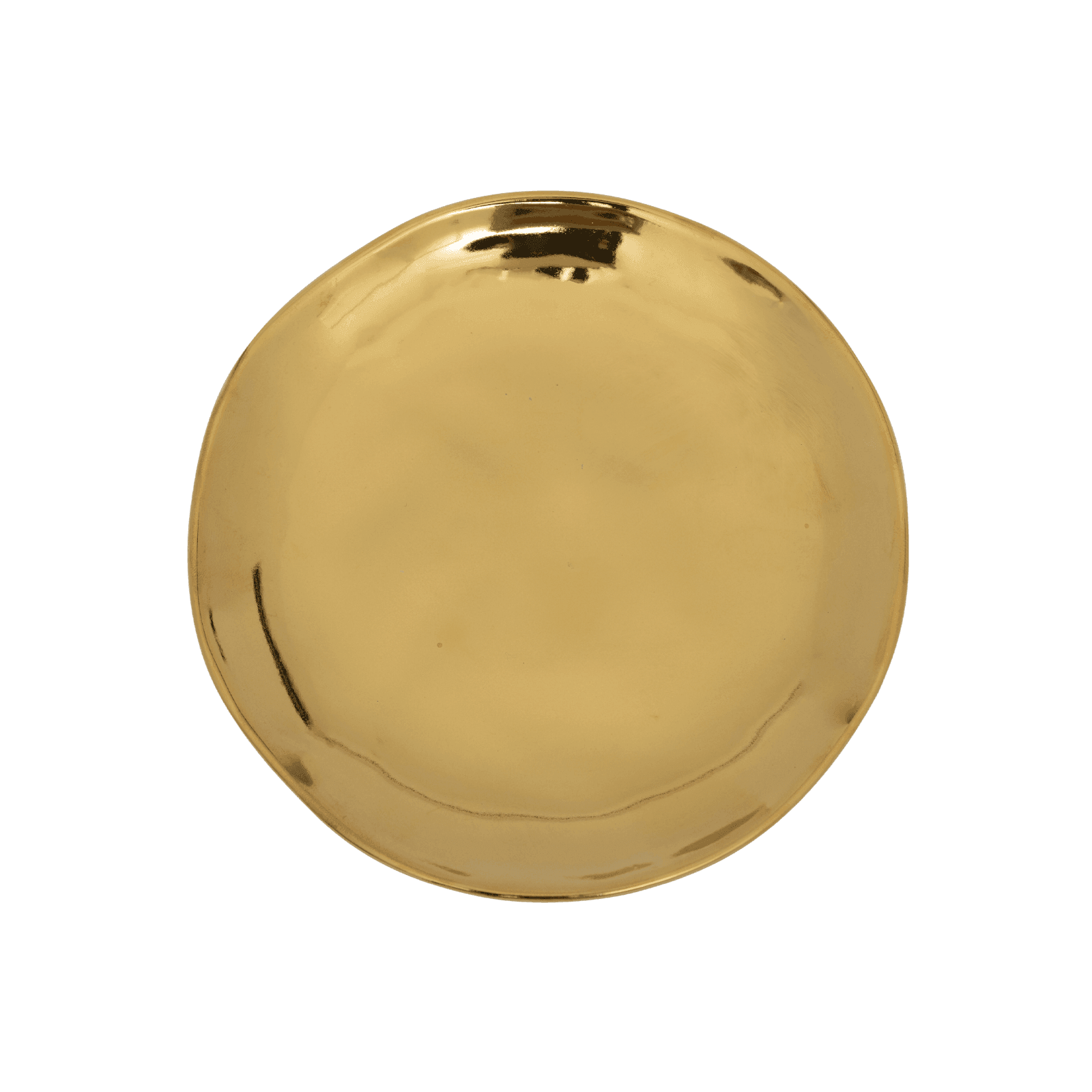 Assiette Bonjour Ø 14 cm - dorée (lot de 4)