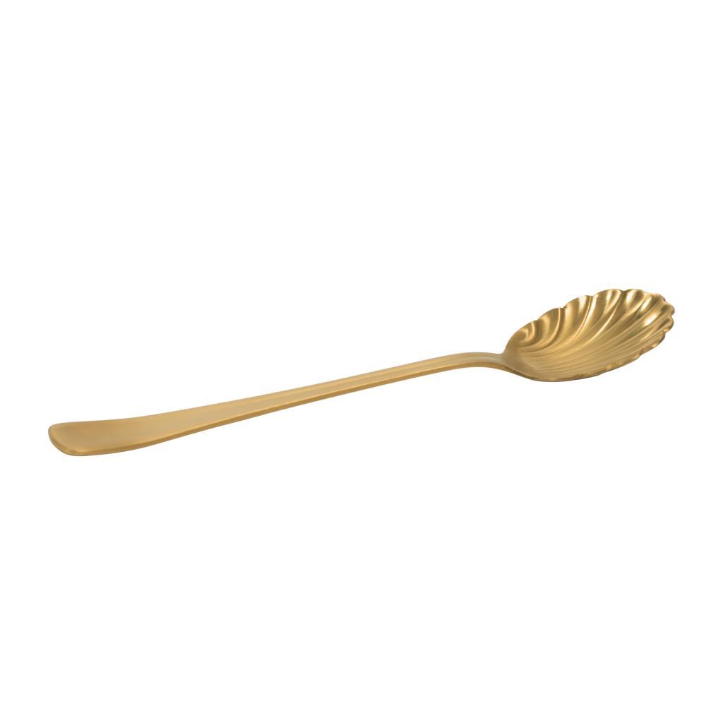 Set van 4 gouden lepels in geschenkverpakking