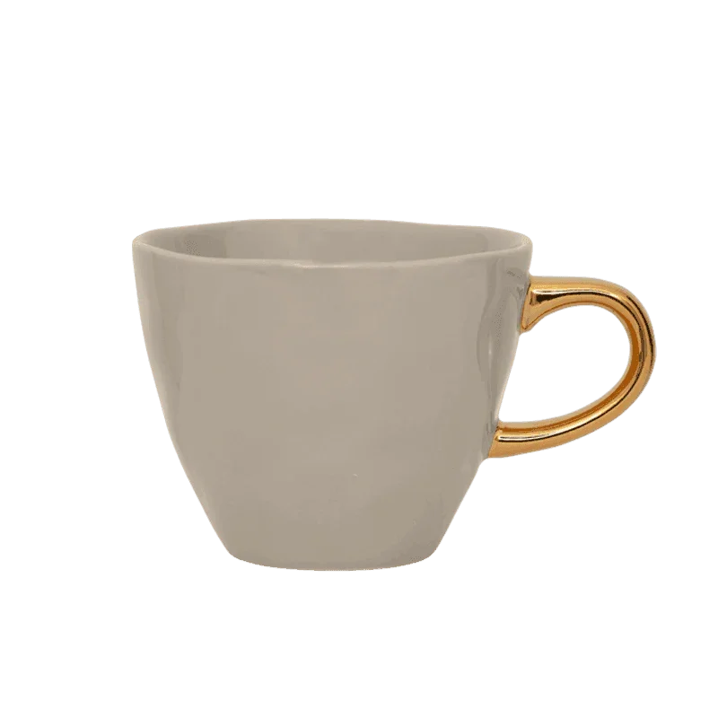 Goodmorning koffiekopje Ø8 cm - Grijze Morgen (set van 4)