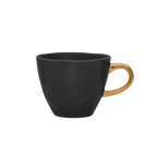 Good Morning koffiekopje Ø8 cm - zwart (set van 4)