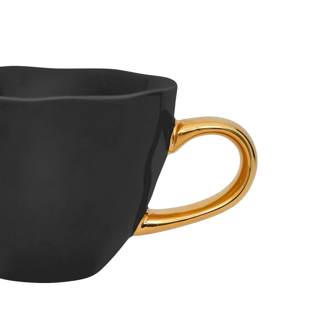 Good Morning koffiekopje Ø8 cm - zwart (set van 4)