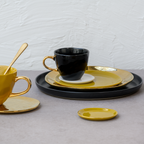 Good Morning koffiekopje Ø8 cm - zwart (set van 4)