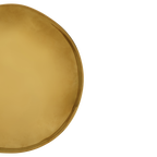 Good Morning bord Ø21 cm - Goud (set van 4)