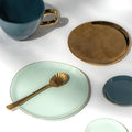 Good Morning bord Ø22,8 cm - Celadon (set van 4)