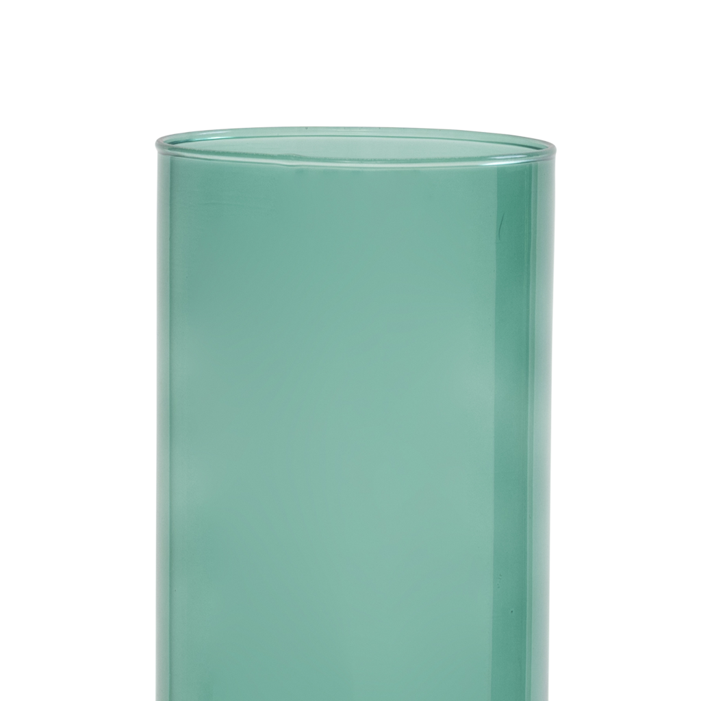 Vaas van gerecycled glas