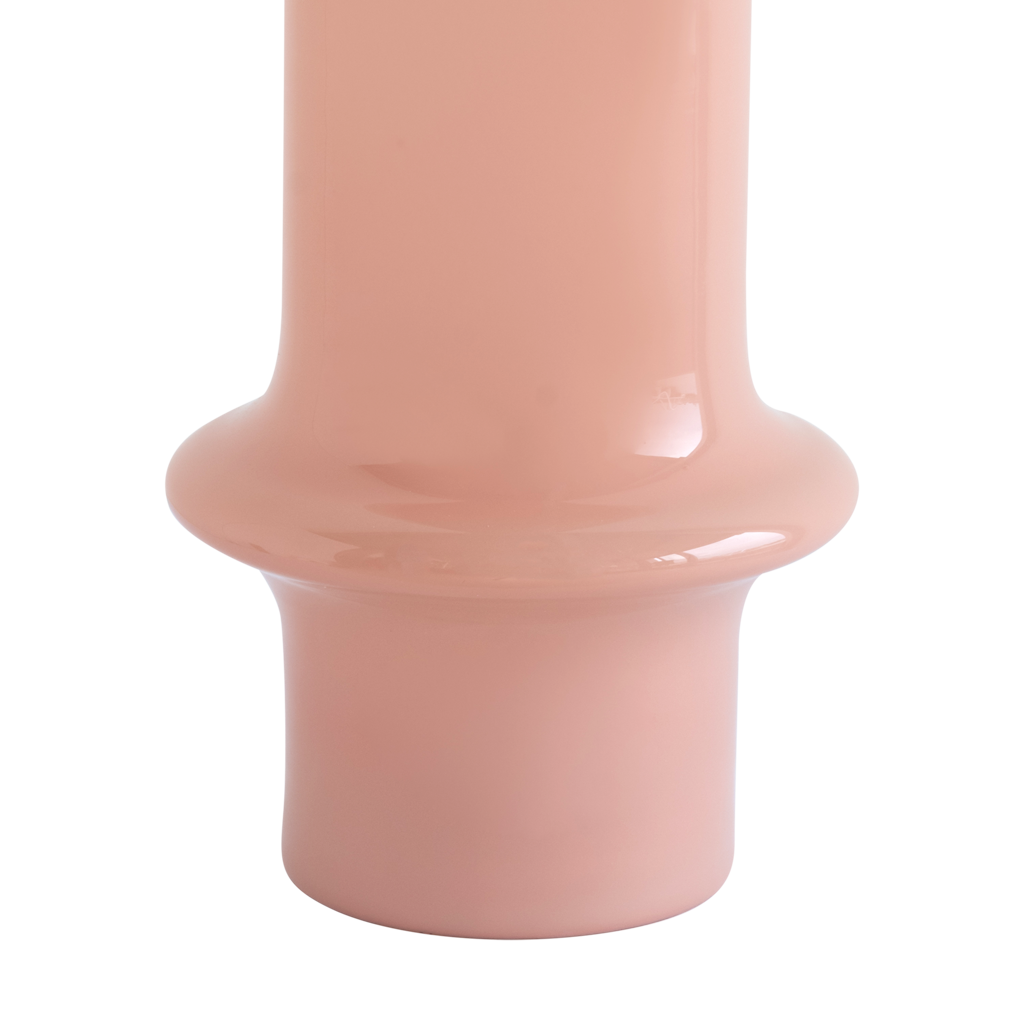 Vaas van gerecycled glas