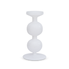 Kandelaar van gerecycled glas Bulb, 25 cm