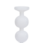 Kandelaar van gerecycled glas Bulb, 25 cm