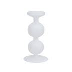 Kandelaar van gerecycled glas Bulb, 25 cm