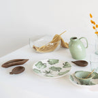 Mangohouten kom Banaan (set van 4)