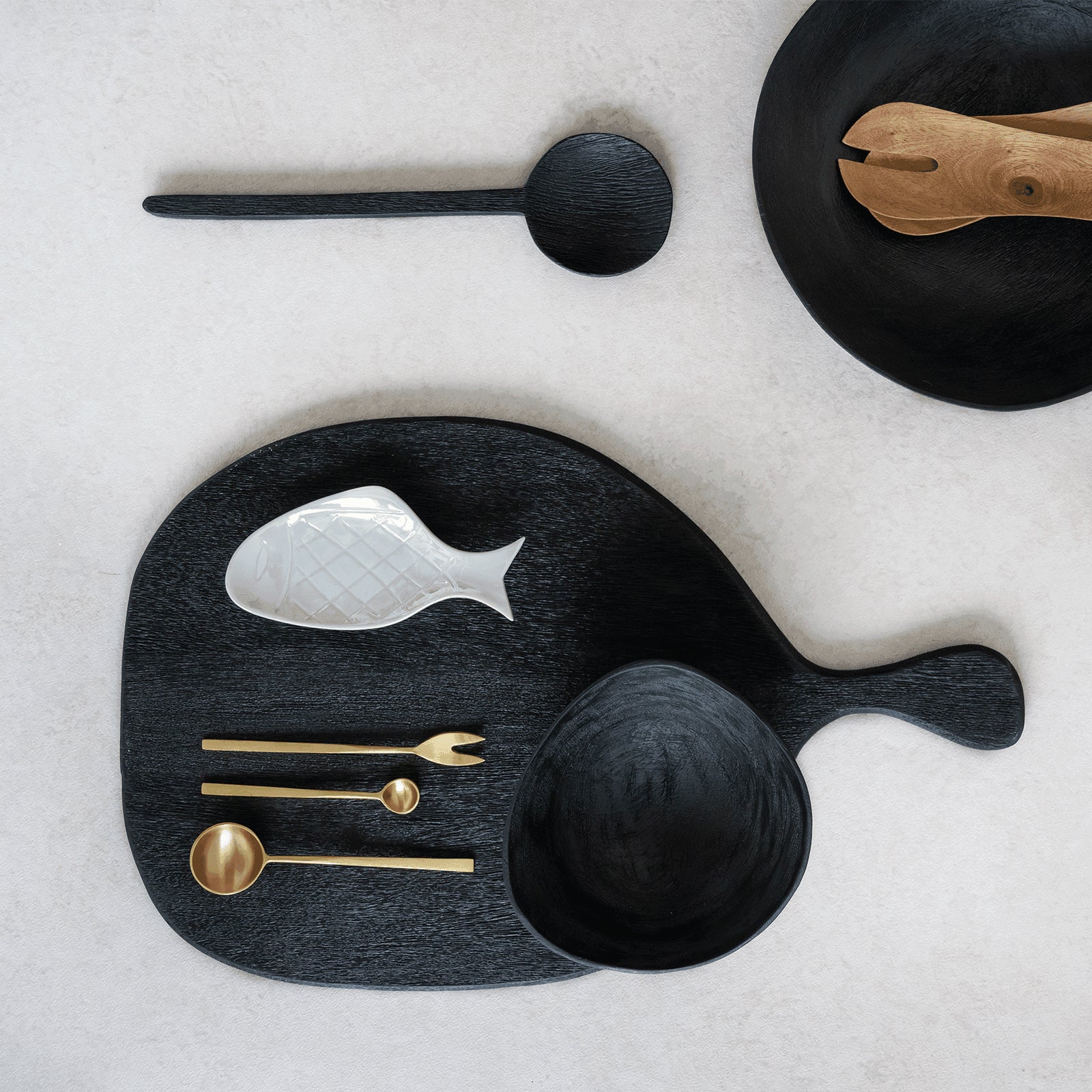 Messingvork (set van 4)