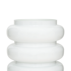 Bolvormige bloemvaas van gerecycled glas