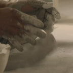 Kandelaar ecomix Ruwe Verfijning Dubbel, Wit