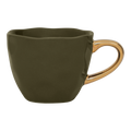 Goedemorgen espressokopje Ø6 cm - dennegroen (set van 4)