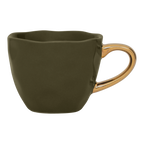 Goedemorgen espressokopje Ø6 cm - dennegroen (set van 4)