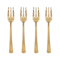 Gouden vorken - set van 4 in geschenkverpakking