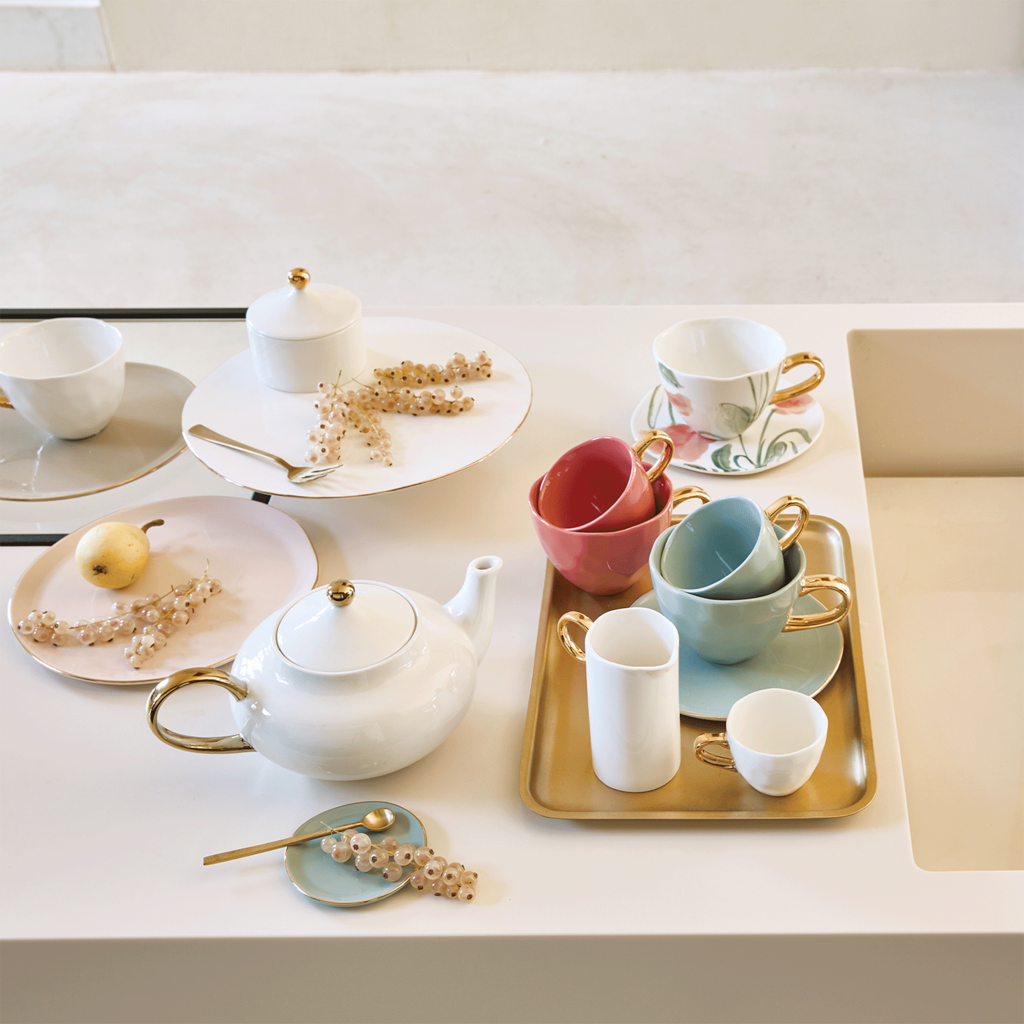 Gouden vorken - set van 4 in geschenkverpakking