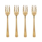 Gouden vorken - set van 4 in geschenkverpakking