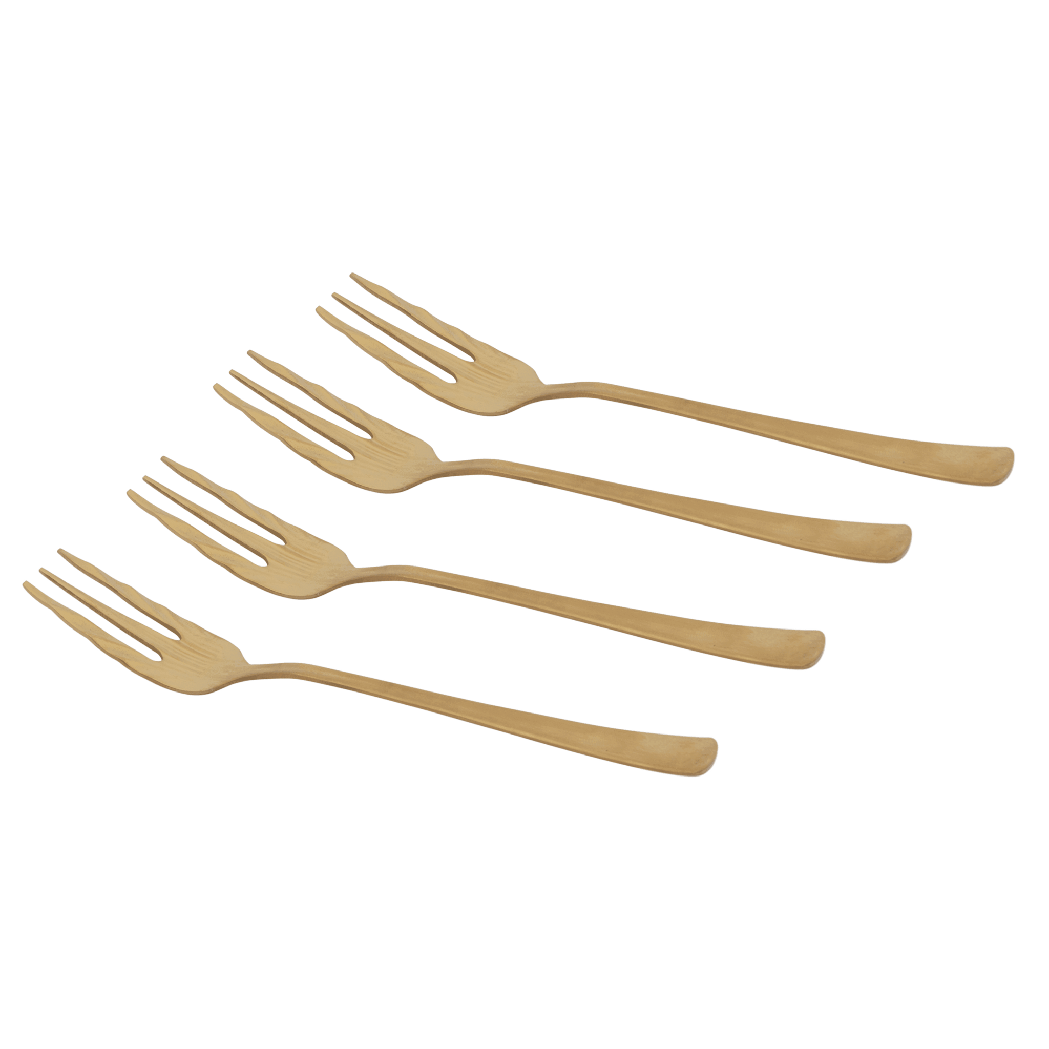Gouden vorken - set van 4 in geschenkverpakking