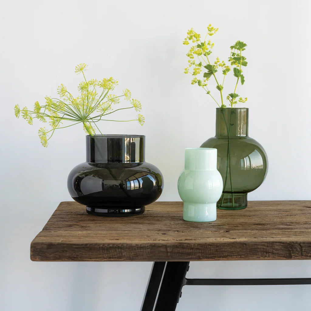 Vaas van gerecycled glas Tummy A