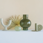Vaas van gerecycled glas Tummy A