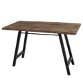 Wandtafel van gerecycled hout en acaciahout