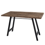 Wandtafel van gerecycled hout en acaciahout
