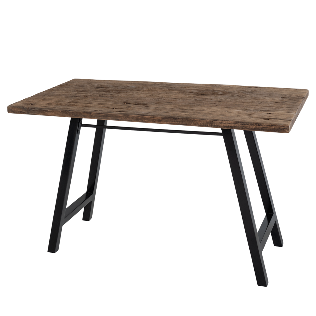 Wandtafel van gerecycled hout en acaciahout