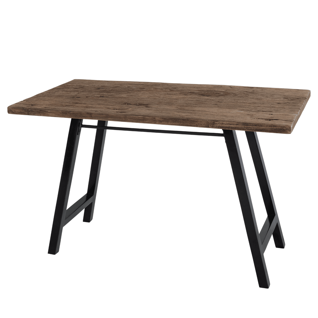 Wandtafel van gerecycled hout en acaciahout