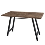 Wandtafel van gerecycled hout en acaciahout