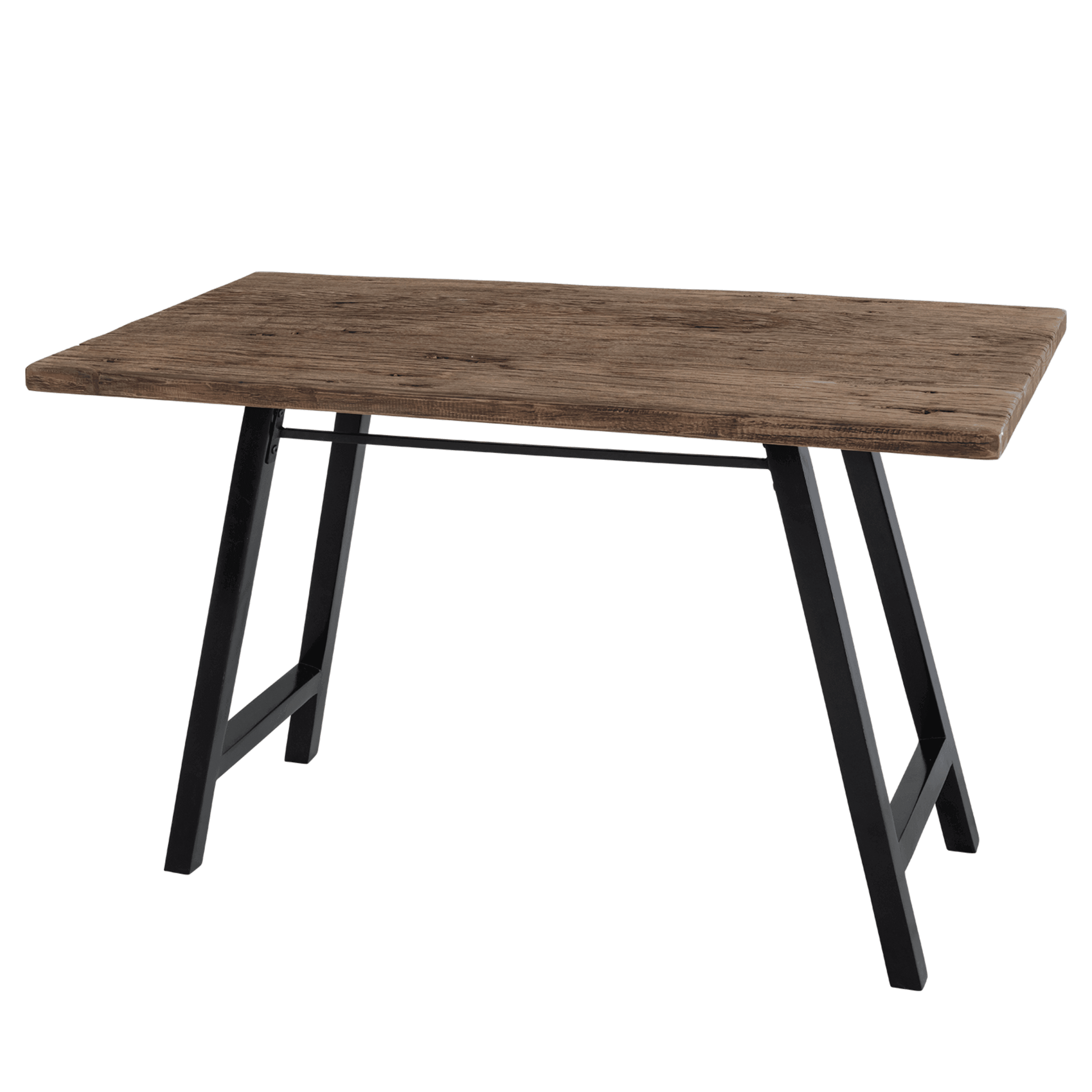 Wandtafel van gerecycled hout en acaciahout