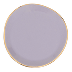 Goedemorgen bord Ø9 cm - lila (set van 4)