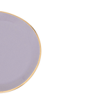 Goedemorgen bord Ø9 cm - lila (set van 4)