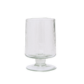 Gehamerd transparant wijnglas (set van 4)