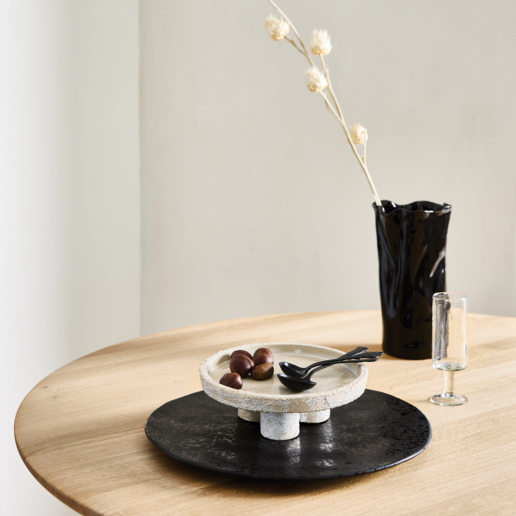 Champagneglas gehamerd transparant (set van 4)