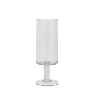 Champagneglas gehamerd transparant (set van 4)