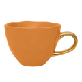 Good Morning cappuccino-/theekop Ø11 cm - karamel (set van 4)