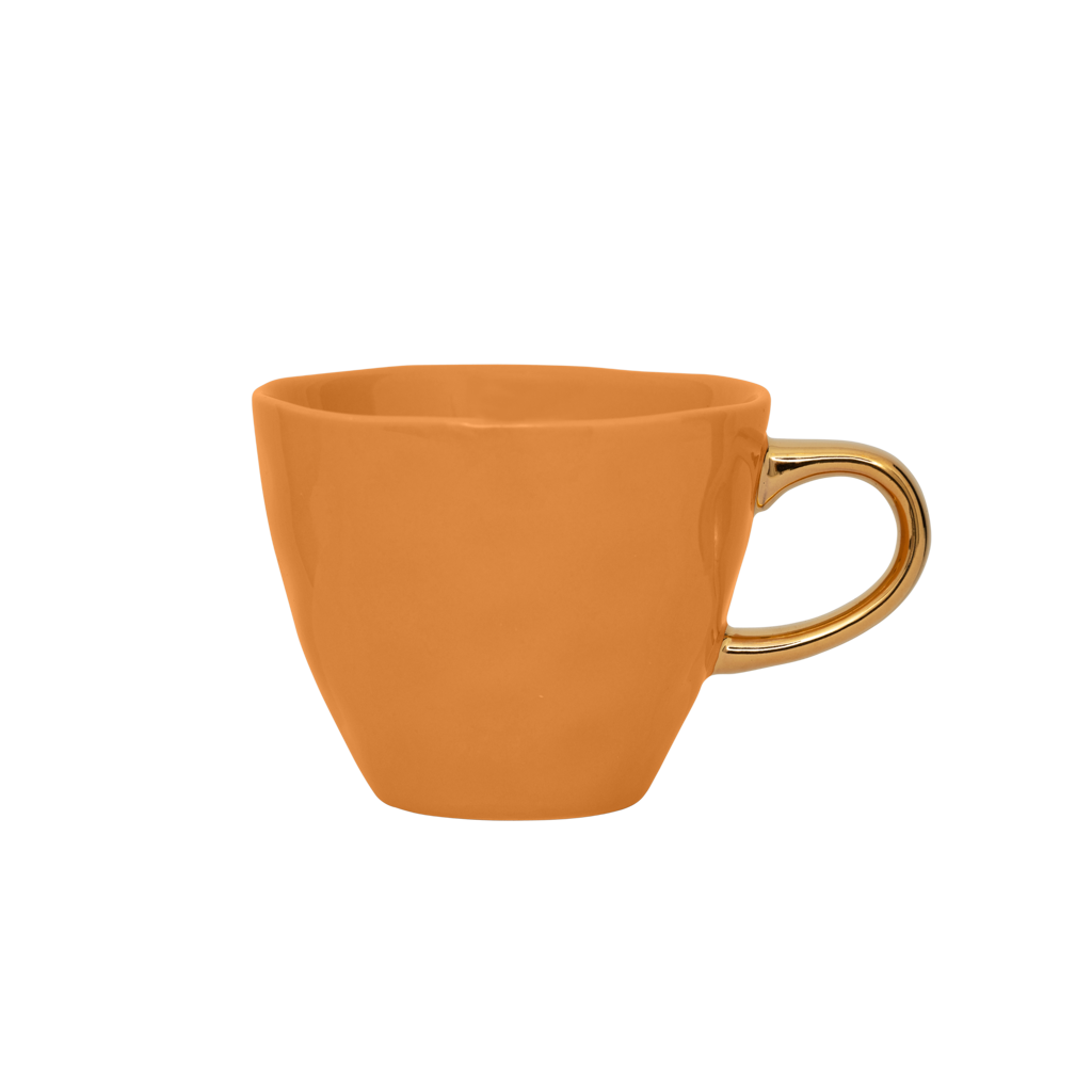Good Morning koffiekopje Ø8 cm - karamel (set van 4)
