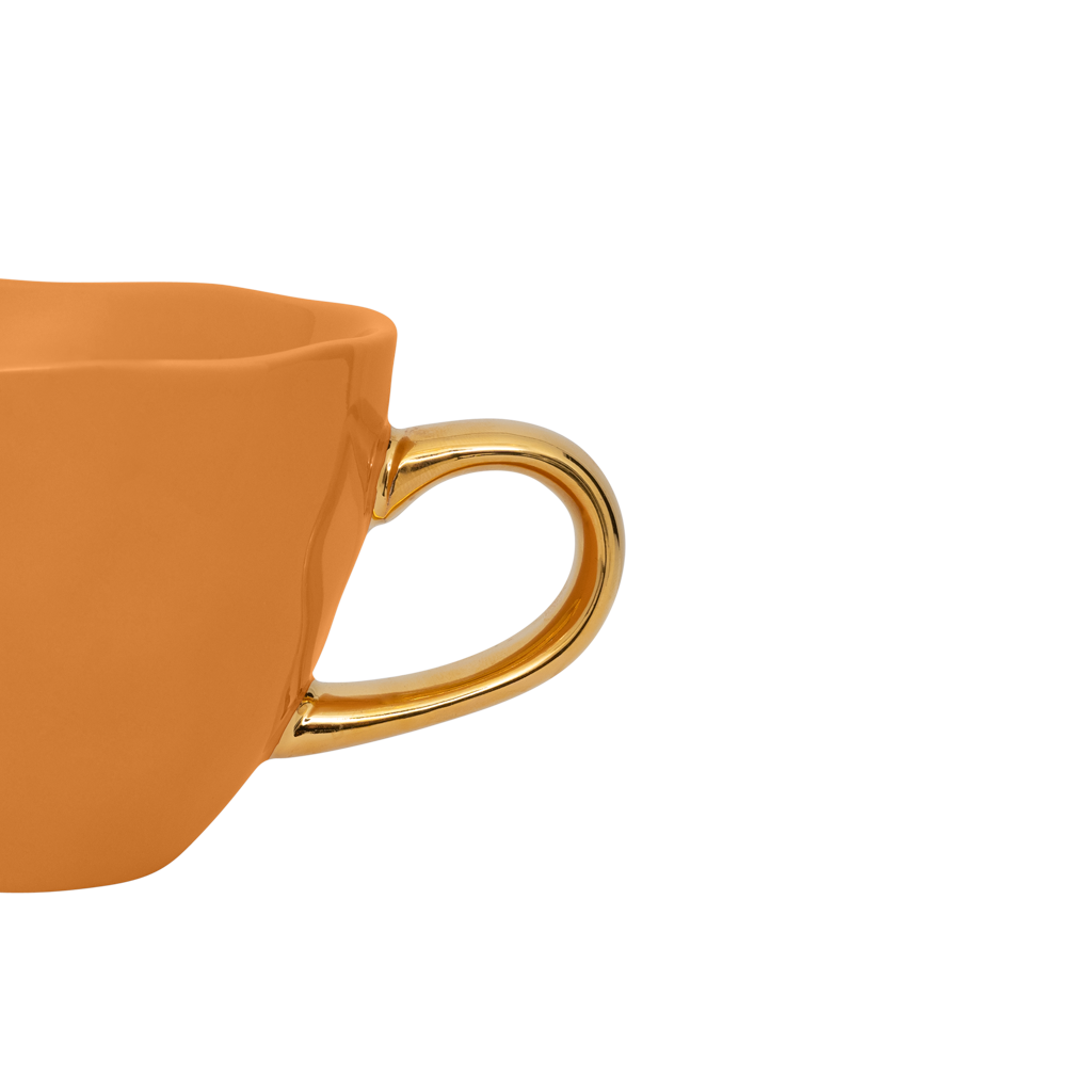 Good Morning koffiekopje Ø8 cm - karamel (set van 4)