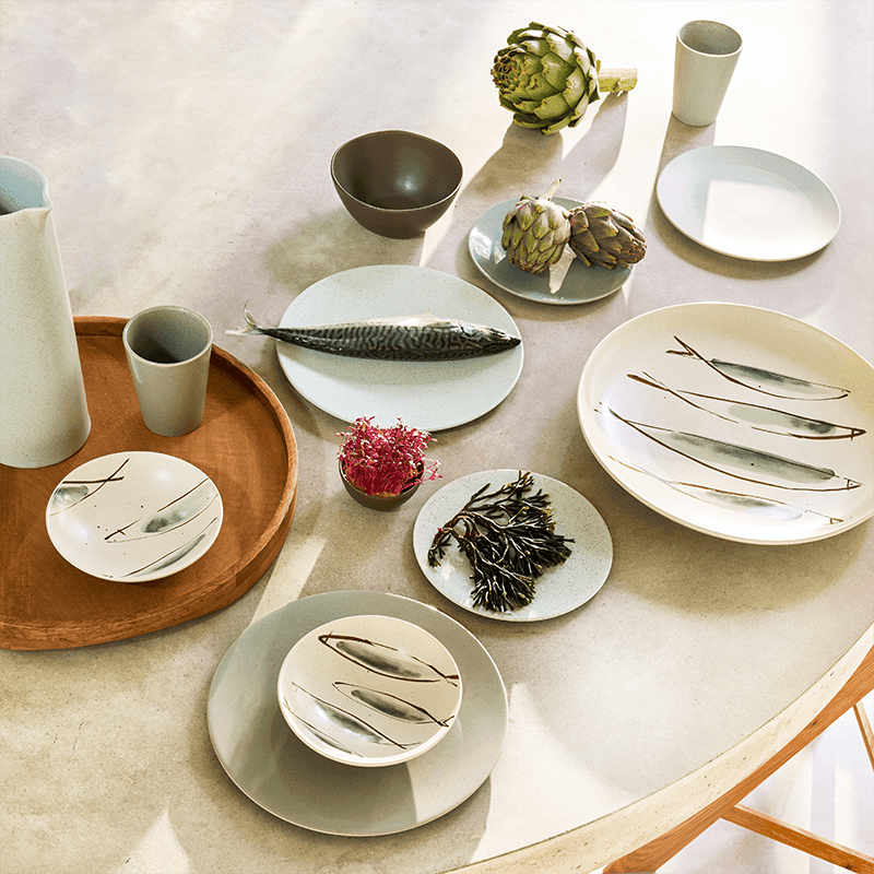 Kom Ogawa Vissen A (set van 4)