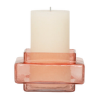 Theelichthouder XL Isla Quartz Roze