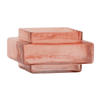 Theelichthouder XL Isla Quartz Roze