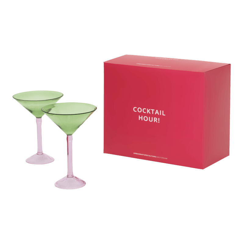 Martiniglas, set van 2, in geschenkverpakking