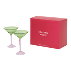 Martiniglas, set van 2, in geschenkverpakking