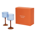 Gin-tonic cocktailglas, set van 2, in cadeauverpakking