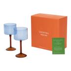 Gin-tonic cocktailglas, set van 2, in cadeauverpakking