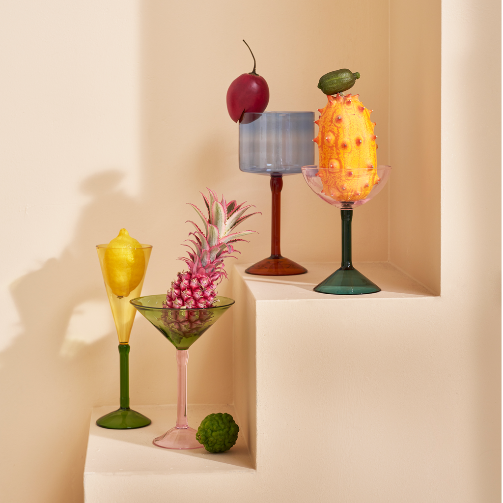 Set van 2 coupecocktailglazen in cadeauverpakking