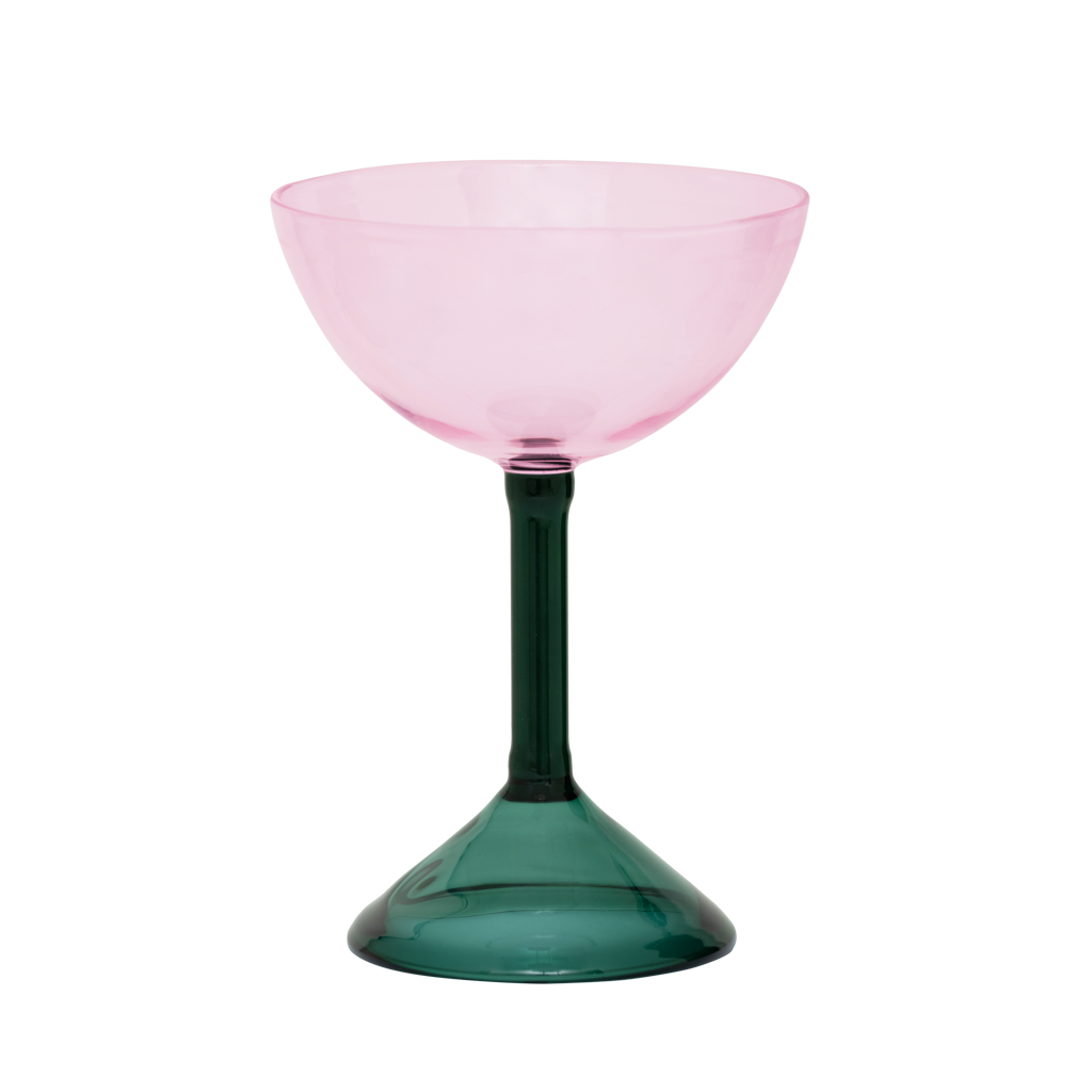 Set van 2 coupecocktailglazen in cadeauverpakking