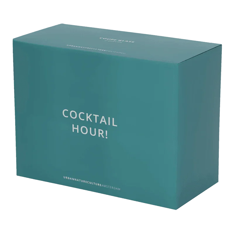 Set van 2 coupecocktailglazen in cadeauverpakking